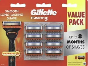 Gillette Fusion 5 Power - 8 Pack - Picture 1 of 6