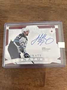 2021-22 Upper Deck Ultimate Collections JOSH MORRISSEY Ultimate Signatures Jets - Picture 1 of 2