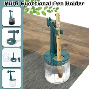 Multi-function No-wash Pens Holder Pens Hanging Brush Holder Calligraphy Tools - Picture 1 of 23