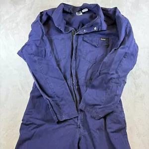 Workrite 4XL Flame Resistant ATPV 10.8 Blue HRC Jumpsuit Coveralls - Picture 1 of 13
