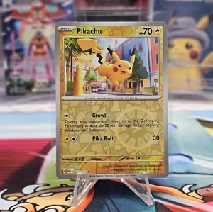 Pikachu - 018/091 - Paldean Fates - Reverse Holo - NM/M - Picture 1 of 2
