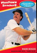 1991 MooTown Snackers Signature Series Wade Boggs #11