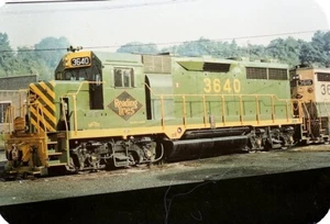 RDG Lectura Ferrocarril Todo VERDE 3640 Copia Montada Negativo Belén PA - Imagen 1 de 1