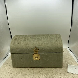 Portagioie vintage anni 70 Neiman Marcus Italia jacquard verde velluto schiacciato - Foto 1 di 19