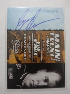 2010 Wheels Main Event Autograph Blue Ryan Newman 01/20 - Picture 1 of 2