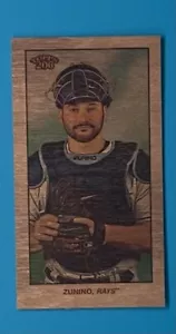 2022 Topps T-206 Wave 2 Mike Zunino Wood Paper Stock Mariners /20 - Picture 1 of 2