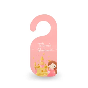 Personalizado Little Princess Madera Puerta Colgador Consola Diseño Doble Lado Brillo - Imagen 1 de 8
