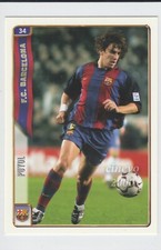 Puyol FC Barcelona Mundicromo Las Fichas de La Liga 2005
