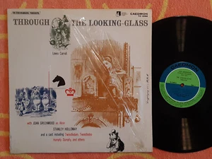 LEWIS CARROLL'S THROUGH THE LOOKING-GLASS LP Caedmon 1959 IN SHRINK Mono - Picture 1 of 1