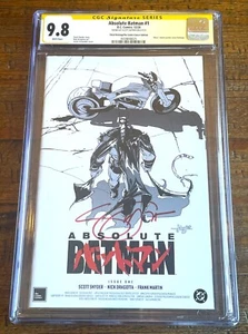ABSOLUTE BATMAN #1 CGC SS 9.8 SCOTT SNYDER SIGNED AKIRA FERNANDEZ B&W VARIANT - Picture 1 of 2