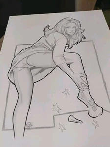 Mad Woman Nice Art Signed - Picture 1 of 4