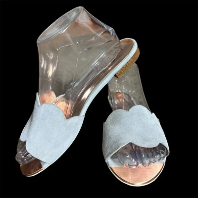Ted Baker London Women's Rhaily Light Suede Slides Sandals Shoes Size 8.5 - Image 1 of 4
