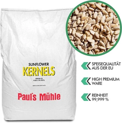 Sonnenblumenkerne geschält Speisequalität ERNTE 2025 High Premium Paul's Mühle - Bild 1 von 3