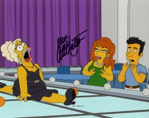 DAN CASTELLANETA SIGNED 8x10 PHOTO HOMER SIMPSON VOICE THE SIMPSONS BECKETT BAS - Picture 1 of 2