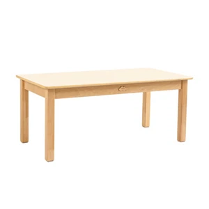 Jooyes Kids Birch and White Rectangular Table - H58cm - Picture 1 of 9