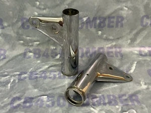 1973 Honda CB350 CB 350 Twin Front Fork Ears Cover, CB350 Headlight Stay Holder - Picture 1 of 12
