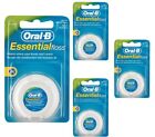 Oral-B Essential Floss Waxed Mint 50m Pack of 4 Dental Health