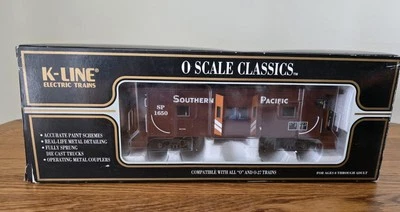 K-Line Southern Pacific Bay Window Caboose.  O Gauge. - Image 1 of 4