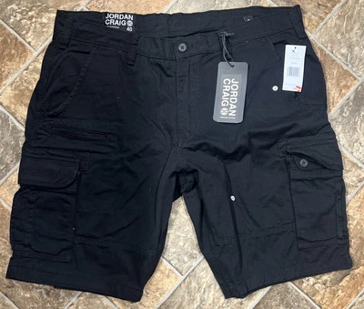 PANTALONES CORTOS CARGO JORDAN CRAIG NEGROS TALLA 40 PARA HOMBRE NUEVOS CON ETIQUETAS Foto 1 de 4