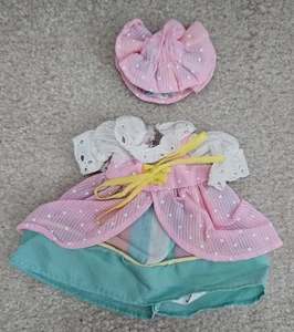 Vintage Gabriel Doll Dress Hat 1984 CBS Toys Fits 7.5/8 Inch Doll - Picture 1 of 8