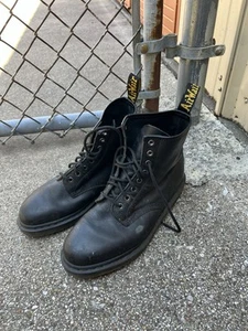 Dr. Martins 1460 Work Boots Worn Durable Combat boots Size: 10 US M Color: Black - Picture 1 of 5