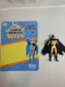 Figura de acción Batman Gold Variant DC Super Powers McFarlane Toys con tarjetero - Imagen 1 de 6