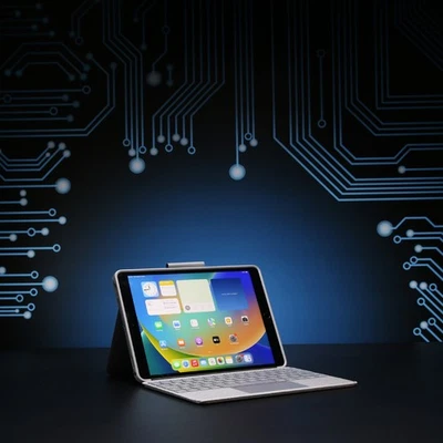 Apple iPad Air (3. Generation) // 64 GB // WiFi + Logitech Combo Touch - Bild 1 von 4