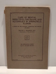 Care of Mental Defectives, Insane and Alcoholics in Springfield, Illinois 1914 - Imagen 1 de 10