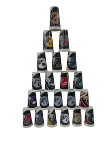 21 Vintage NFL Icee Stadium Cups Helmet Designs 6.5" Tall  - Picture 1 of 7