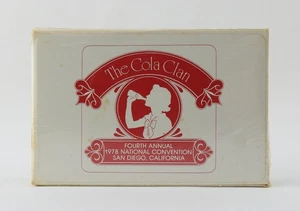 Vintage Coca Cola LE 4th Annual Ntnl Convention 1978 70s New Sealed Playing Card - Picture 1 of 5