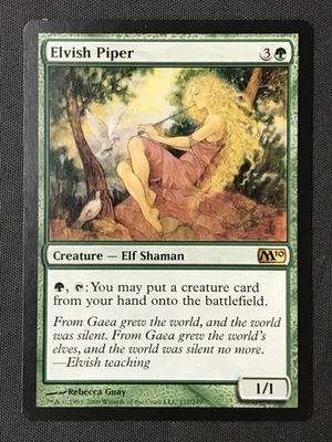 MTG Magic 2010 #177 Elvish Piper LP - Image 1 of 2