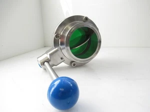 Sanitary Fitings 316L KV1030316 Butterfly Valve 3'' TC - Picture 1 of 10
