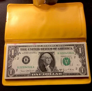 1969 Series 1$ Tear Off Booklet 25 Sequential Notes! Advert. Stone Const. Equip! - Picture 1 of 5
