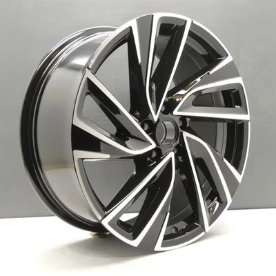 VW 19" ARTEON R 19" ADELAIDE ALLOY WHEEL RIM OEM BLACK 3G8601025AA GENUINE X1 - Image 1 of 4