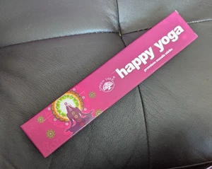 Green Tree Happy Yoga Scented Incense Sticks (Single Pack, 15gr, 12 Sticks) - Picture 1 of 3