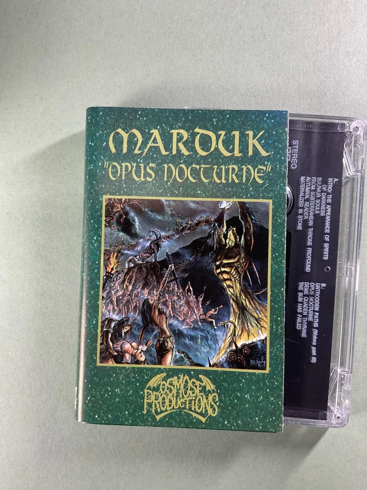 Marduk Opus Nocturne Cassette Black Metal 90s Morbid Records Foto 1 de 4