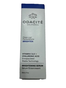 ODACITE Vitamin C + E + Hyaluronic Acid Brightening Serum 1 fl oz New With Box - Picture 1 of 2