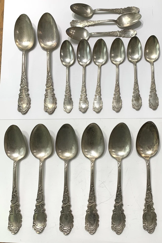 Sommer & Pierik and Rogers & Hamilton Silverplate Spoons Monogramed - Image 1 of 4