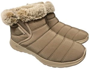 Skechers On-The-Go Joy Damen-Winterstiefel luftgekühlt Goga Mat taupe Größe 9 - Bild 1 von 10
