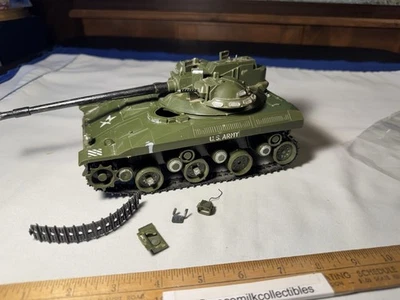 Modelo de plástico construido Ideal Toy Corp M551 Sheridan Ejército de Estados Unidos Vietnam Militar años 70 Foto 1 de 4