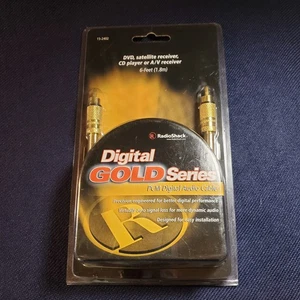Radio PCM Digital Audio Cable - Gold Series 6' NEW #15-2402 - Picture 1 of 3
