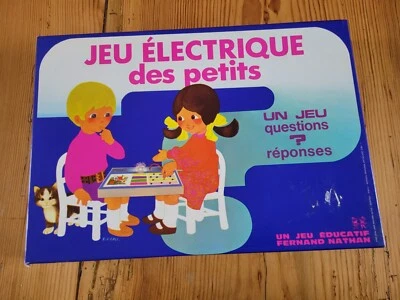 👬⁉️ ANCIEN JEU ÉLECTRIQUE DES PETITS FERNAND NATHAN QUESTIONS et RÉPONSES  ⁉️👭 - Photo 1/4