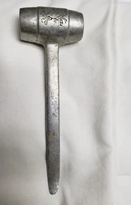 Vtg Wilton Columbia PA Pewter Crab Lobster Mallet Hammer MCMLXXIII - Picture 1 of 7