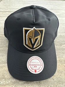 Mitchell & Ness Las Vegas Golden Knights "Deadstock Fit" Snapback Nylon Hat Cap - Picture 1 of 9