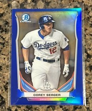 2014 Bowman Chrome Corey Seager #CTP41 Prospect RC Blue Refractor #/399