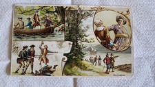 1890's Arbuckle Bros Coffee NY Delaware History Trade Card No. 22, 1 of 50 cards