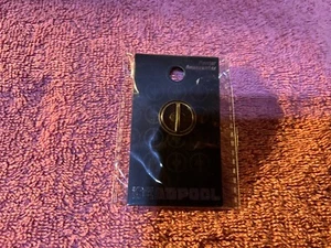 Deadpool Pewter Lapel Pin X-Men Logo X-Force Back Disney Marvel Comics - Picture 1 of 2