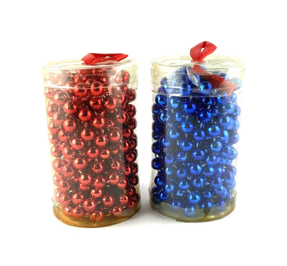 Perlengirlande 2,70 cm Christbaumkette Perlenkette Weihnachten günstig - Bild 1 von 1