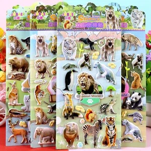 Tierwelt Tiger Aufkleber Kindergeburtstag Geschenk Stereoskopisch 3D Blase Sticker - Bild 1 von 12
