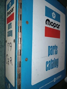 1979 DODGE PLYMOUTH CHRYSLER CAR PARTS CATALOG / ORIGINAL MOPAR PARTS BOOK - Picture 1 of 12